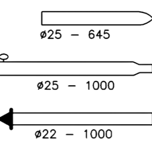 Campking Stormstok 22/25mm 170*250cm