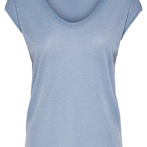 Only Silvery Lurex Top